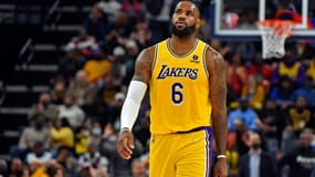 LeBron James, des LA Lakers, contre les Memphis Grizzlies en NBA le 9 janvier 2021 au FedExForum à Memphis