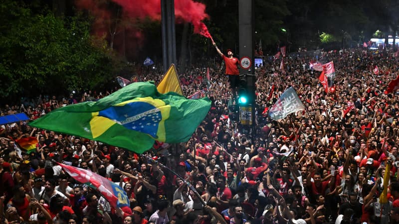 Scènes de liesse au Brésil après la victoire de Lula face à Bolsonaro