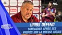 Top 14 / UBB : Urios défend Maynadier après ses critiques sur la presse locale (GG du Sport)