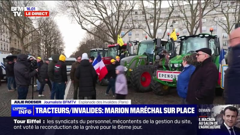 Colère des agriculteurs: Marion Maréchal, tête de liste 