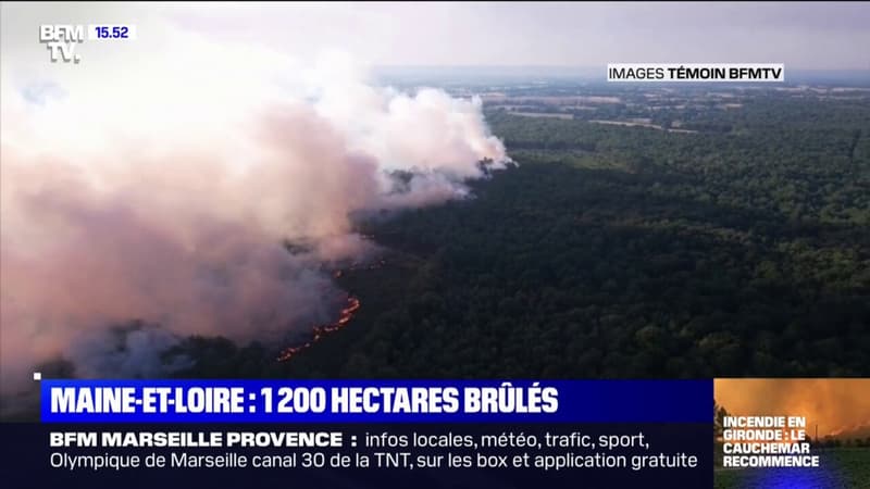 Incendie en Maine-et-Loire: le feu s'est déclaré dans une zone de stockage de munitions de la Seconde Guerre mondiale