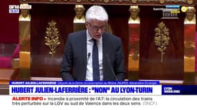 Le député du du Rhône Hubert Julien-Laferrière ne soutient plus le projet ferroviaire Lyon-Turin 