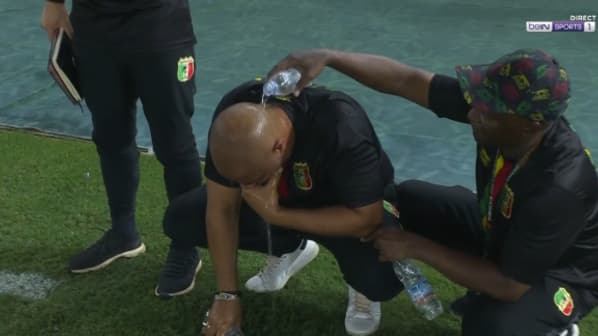Eric Chelle, le sélectionneur du Mali, face à la Côte d'Ivoire, le 3 février 2024. Eric Chelle, le sélectionneur du Mali, face à la Côte d'Ivoire, le 3 février 2024.