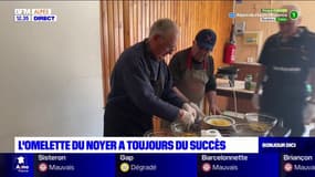 Hautes-Alpes: l'omelette du Noyer a toujours du succès