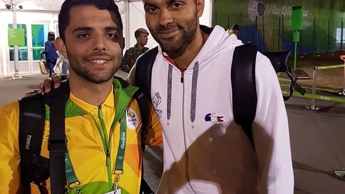 Tony Parker et Vitor Galvani