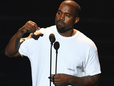 Kanye West sur scène le 4 septembre 2016