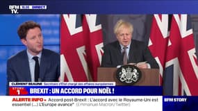 Accord post-Brexit: pour Clément Beaune, secrétaire d'État chargé des Affaires européennes, "on est gagnants des deux côtés"