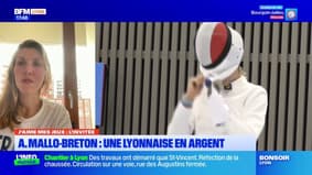 Escrime: Auriane Mallo-Breton, double médaillée d'argent "espère avoir donné envie à plein de petites filles"