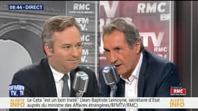 Jean-Baptiste Lemoyne face à Jean-Jacques Bourdin en direct