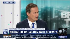 G6+1: "Macron fait semblant de s'opposer à Donald Trump", estime Nicolas Dupont-Aignan