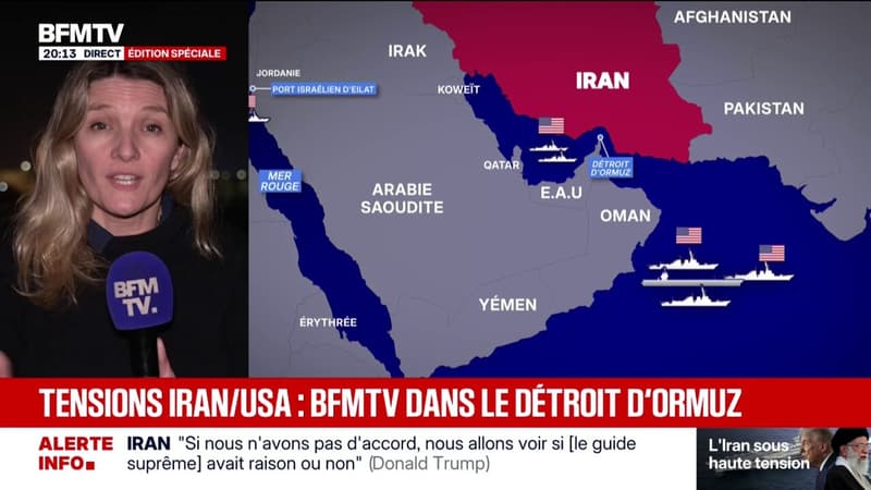 Tensions Iran/États-Unis: BFMTV est en direct du détroit d'Ormuz, une zone stratégique dans la région