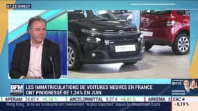 Luc Chatel (PFA) : Les immatriculations de voitures neuves en progression - 01/07