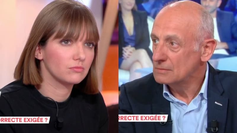 Aurore Bergé et Jean-Michel Aphatie dans "C à vous"