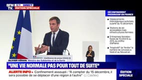 Olivier Véran: "La vaccination n'ira pas de pair avec l'abandon des gestes barrières"