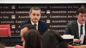 Gérald Darmanin auditionné par la commission des lois de l'Assemblée nationale, le 5 avril 2023.