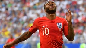 Raheem Sterling contre la Suède le 7 juillet 2018