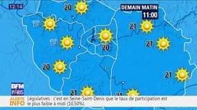 Météo Paris Île-de-France du 11 juin: Soleil omniprésent avec des températures très chaudes