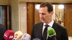 "Les Français ont les mains tachés du sang des Syriens", lance Bachar el-Assad 
