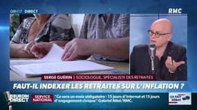 Serge Guérin, sociologue, spécialiste des retraités: "Là, l'idée, c'est de les faire perdre ! Logiquement, les salaires augmentent, les retraites augmentent. On a changé sous Mitterand."