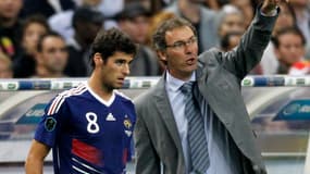 Yoann Gourcuff et Laurent Blanc