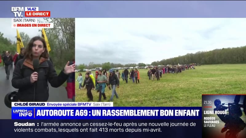 4800 manifestants contre le projet d'autoroute A69 selon les organisateurs