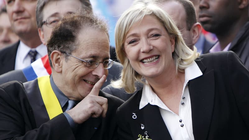 Jean-Richard Sulzer et Marine Le Pen (photo d'illustration)