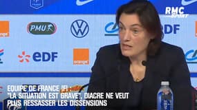 Equipe de France (F) : "La situation est grave", Diacre ne veut plus ressasser les dissensions