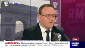 Damien Abad face à Jean-Jacques Bourdin sur RMC et BFMTV