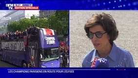 Sacre du PSG: "Paris a été la capitale de l'Europe hier", indique Rachida Dati, ministre de la Culture