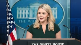 La secrétaire de presse de la Maison Blanche, Karoline Leavitt, s'exprime lors du point de presse quotidien dans la salle de briefing Brady de la Maison Blanche à Washington, DC, le 17 mars 2025.