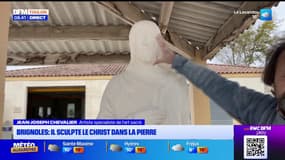 Brignoles : Il sculpte le Christ dans la pierre 