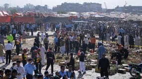 Attentat sur le marché d'Islamabad, le 9 avril 2014.