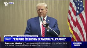 Donald Trump: "J'ai été mis en examen plus de fois qu'Al Capone"