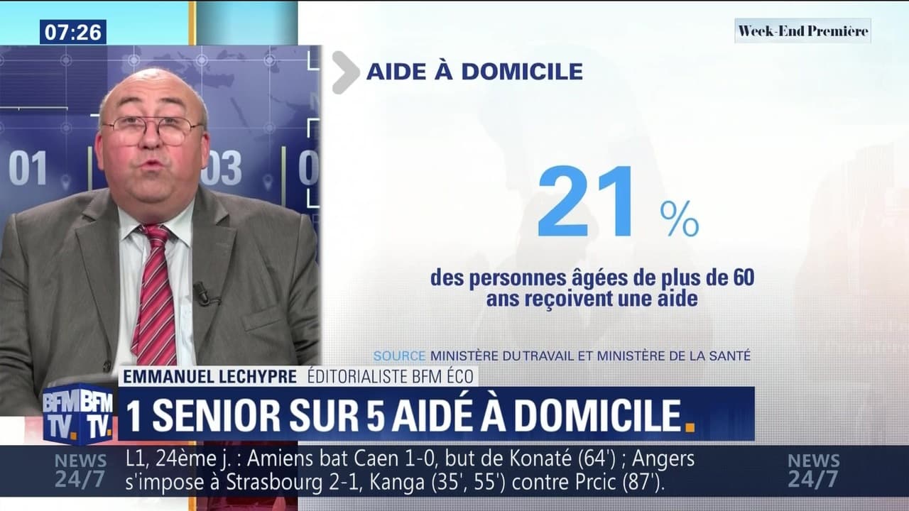 Un senior sur cinq aidé à domicile Un senior sur cinq aidé à domicile