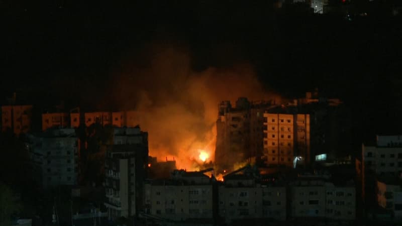 Banlieue sud de Beyrouth: intenses bombardements israéliens, six immeubles effondrés