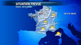 Le Nord-Pas-de-Calais, la Picardie et l'Ile-de-France sont placés en vigilance orange pour la nuit de jeudi à vendredi