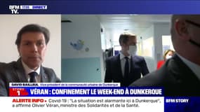 David Bailleul (communauté urbaine de Dunkerque): "Espérons qu'en 10 jours, on commence à voir les résultats" du confinement le week-end