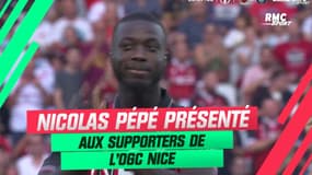 Nice : Nicolas Pépé présenté à l'Allianz Riviera