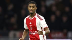 Jorrel Hato, le défenseur central de l'Ajax, le 17 décembre 2023.
