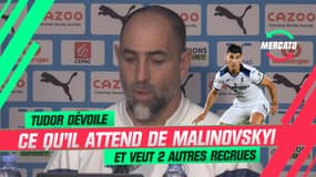 Mercato / OM : Tudor raconte ce qu'il attend de Malinovskyi
