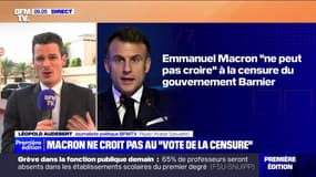 "Un jeu de dupes": pourquoi Emmanuel Macron dit "ne pas croire" à la censure du gouvernement Barnier