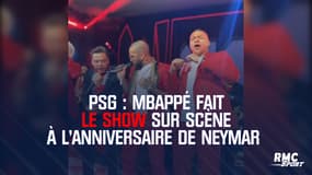 PSG : Mbappé fait le show sur scène à l'anniversaire de Neymar