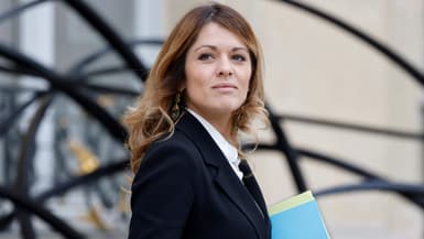 La porte-parole du gouvernement Maud Bregeon à l'Élysée le 13 novembre 2024