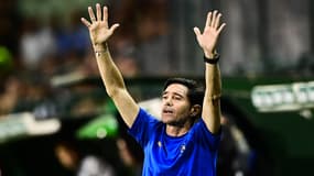 Marcelino lors du 3e tour de qualification aller de la Ligue des champions entre le Panathinaïkos et l’OM (1-0), le 9 août 2023