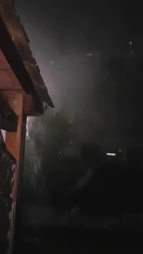 Gros orage à Sarlat - Témoins BFMTV