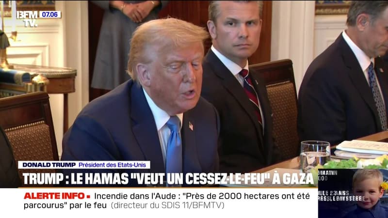 Donald Trump: Israël et le Hamas veulent ce cessez-le-feu à Gaza