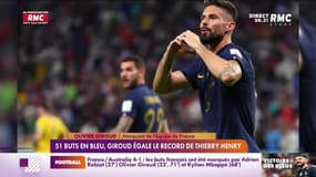 51 buts en bleu, Giroud égale le record de Thierry Henry 