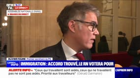 Projet de loi immigration: Olivier Faure (PS) appelle les députés de la majorité "à prendre leur courage à deux mains et à refuser de suivre la dérive personnelle du chef de l'État"