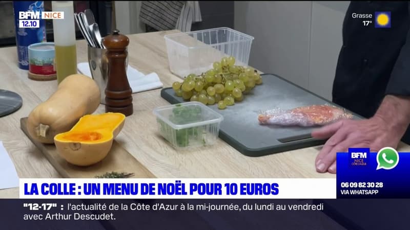 La Colle-sur-Loup: un menu de Noël pour 10 euros