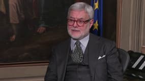 Le procureur italien antimafia et antiterroriste, Giovanni Melillo, dans son bureau. Document BFMTV